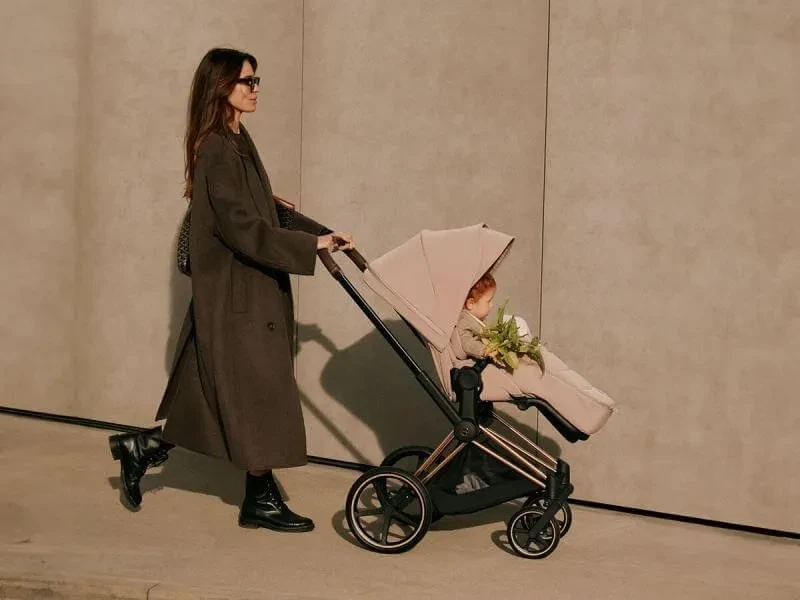 girl with the stroller