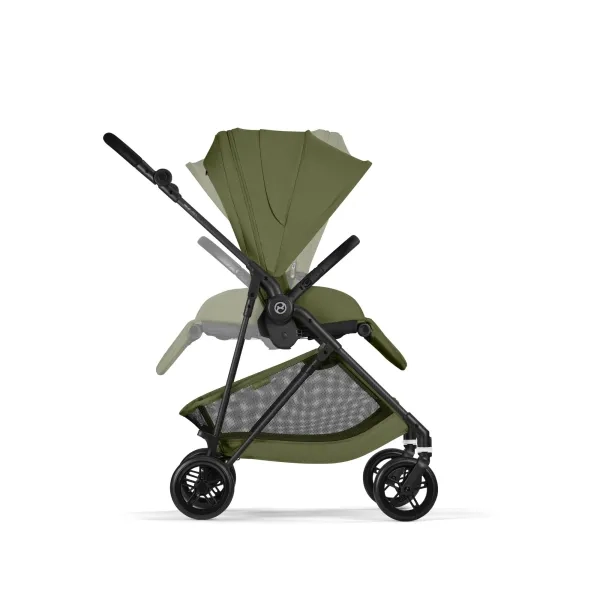 Реверсивний блок сидіння візочка Melio Carbon Moss Green