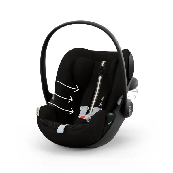 Вентиляційні отвори та сітчаста тканина на автокріслі Cybex Cloud G3